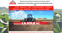 Desktop Screenshot of lasole.ca